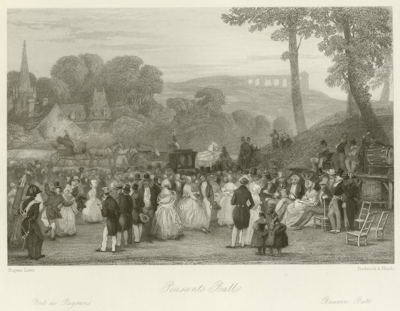 Bondeball av Eugene Louis Lami