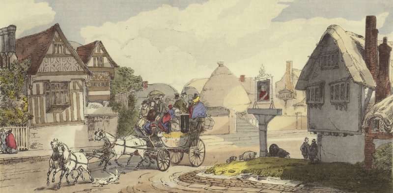 landaspektet av Eugene Louis after Lami
