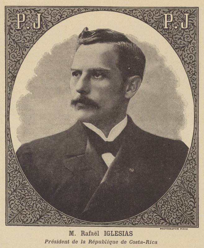 Rafael Iglesias, president i Republikken Costa Rica av Eugene Pirou