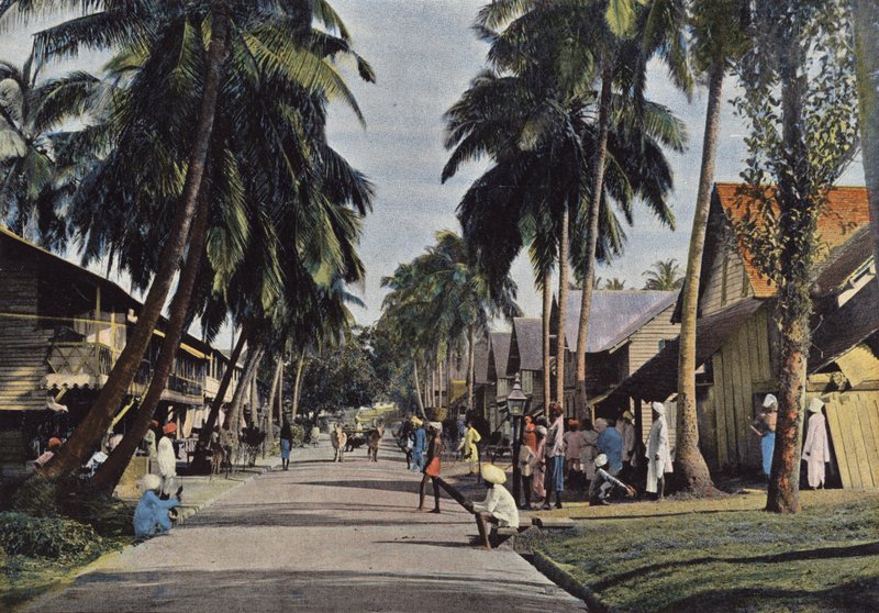 Andamanøyene, The Bazaar Street i Port Blair av European Photographer