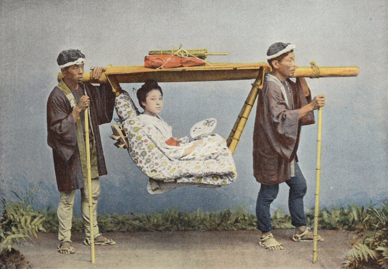 Kago, reisestol fra Japan av European Photographer