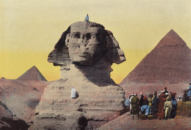 Sfinksen og pyramidene av European Photographer