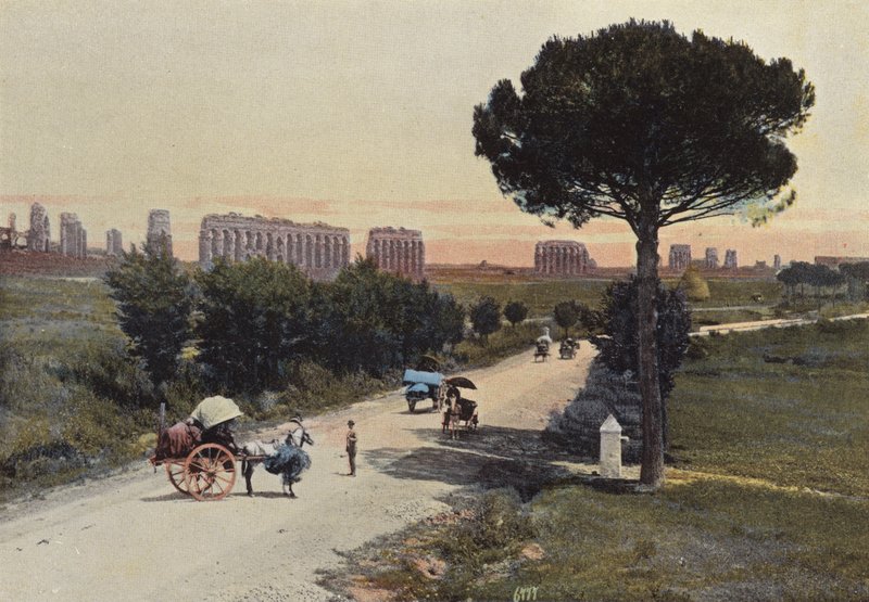Roma, Claudius-akvedukten av European Photographer