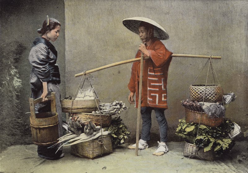 En grønnsaksleverandør i Japan av European Photographer