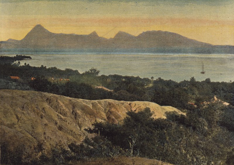 Utsikt over Papeete Tatt Fra Mont Paiere av European Photographer