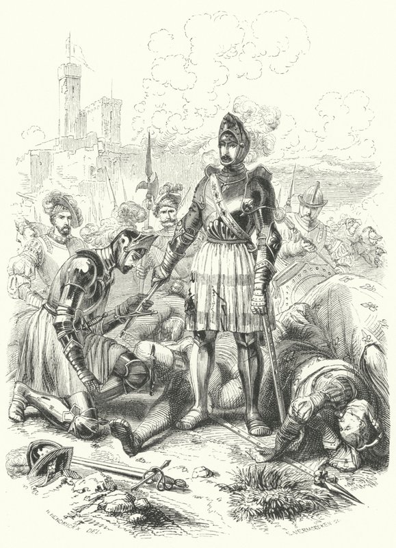 Frans I av Frankrike overga seg til spanjolene i slaget ved Pavia, 1525 av European School