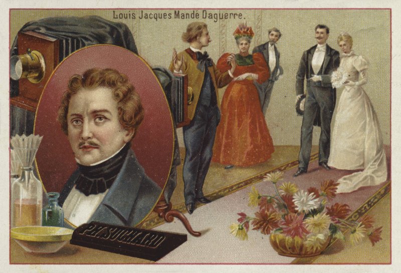 Louis Daguerre, fransk fotopioner av European School