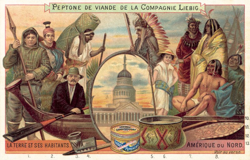 Folk i Nord-Amerika av European School