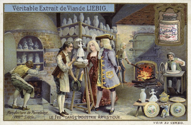 Porselensproduksjon, 1700-tallet av European School