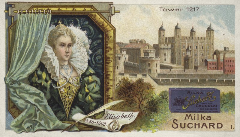 Dronning Elizabeth I av England og Tower of London av European School