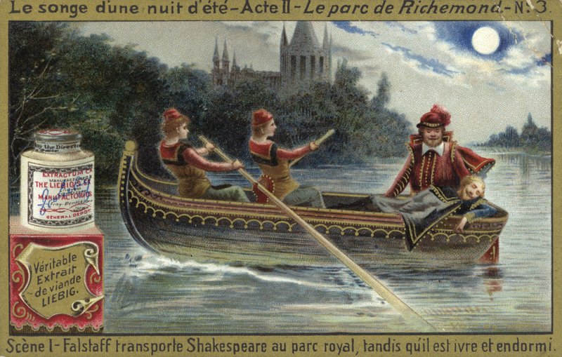 Scene fra A Midsummer Nights Dream, en opera av Ambroise Thomas av European School