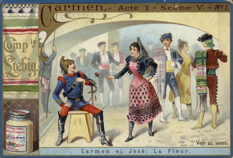 Scene fra Carmen, av Georges Bizet av European School