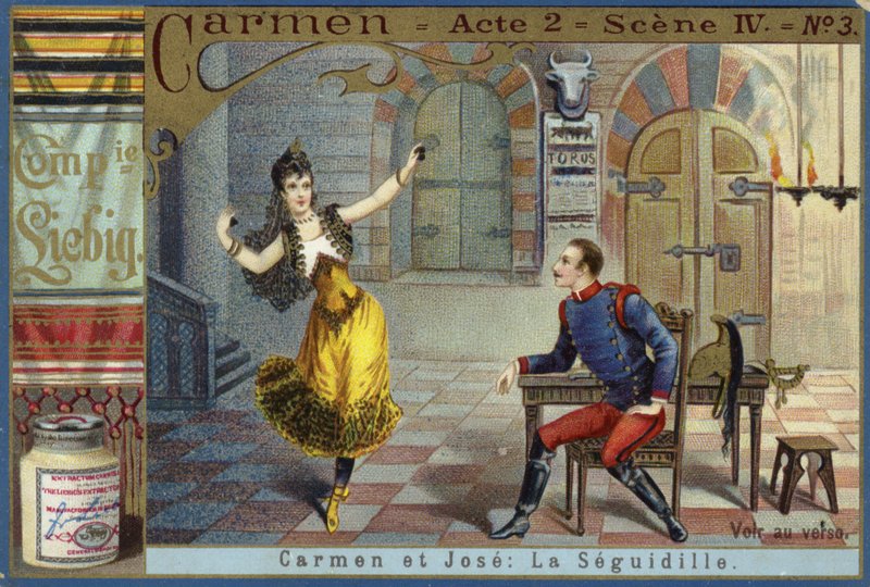 Scene fra Carmen, av Georges Bizet av European School