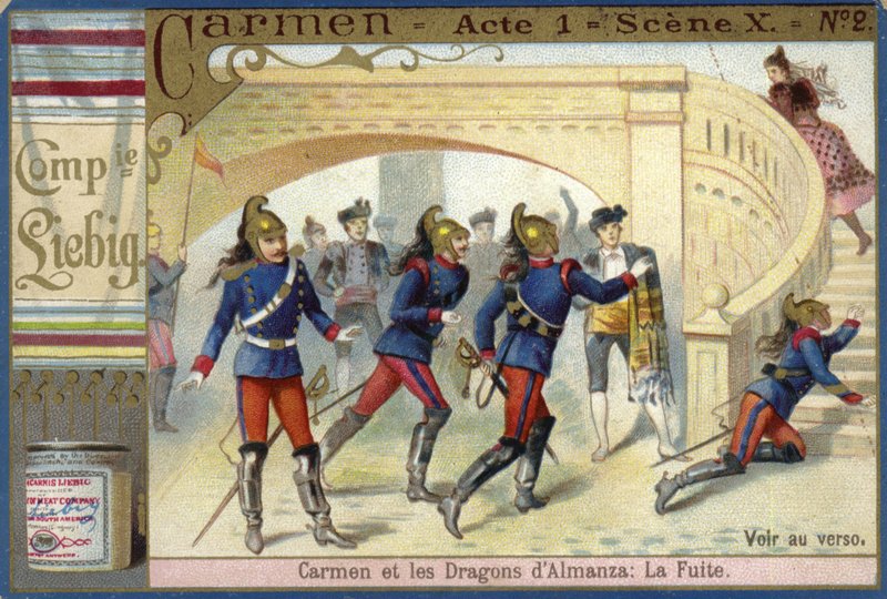 Scene fra Carmen, av Georges Bizet av European School