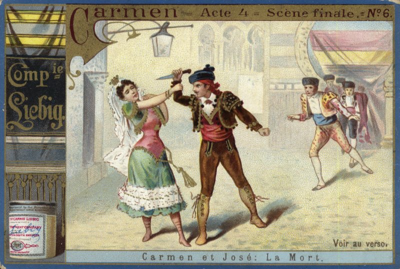 Scene fra Carmen, av Georges Bizet av European School