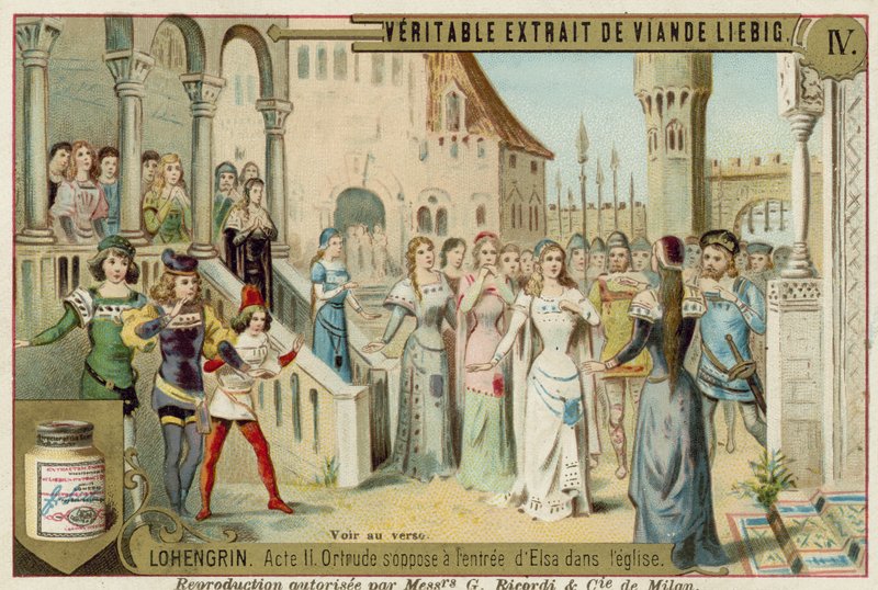 Scene fra Richard Wagners opera Lohengrin av European School