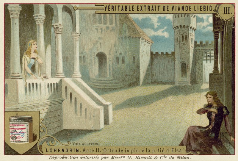 Scene fra Richard Wagners opera Lohengrin av European School