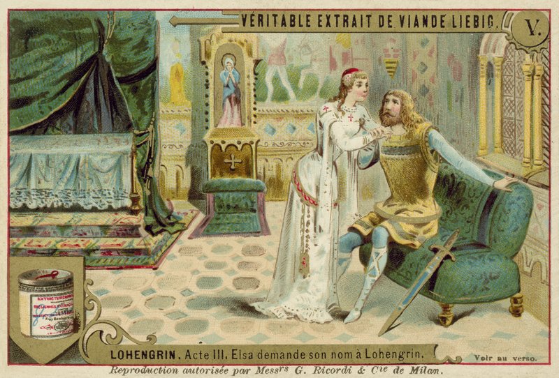 Scene fra Richard Wagners opera Lohengrin av European School