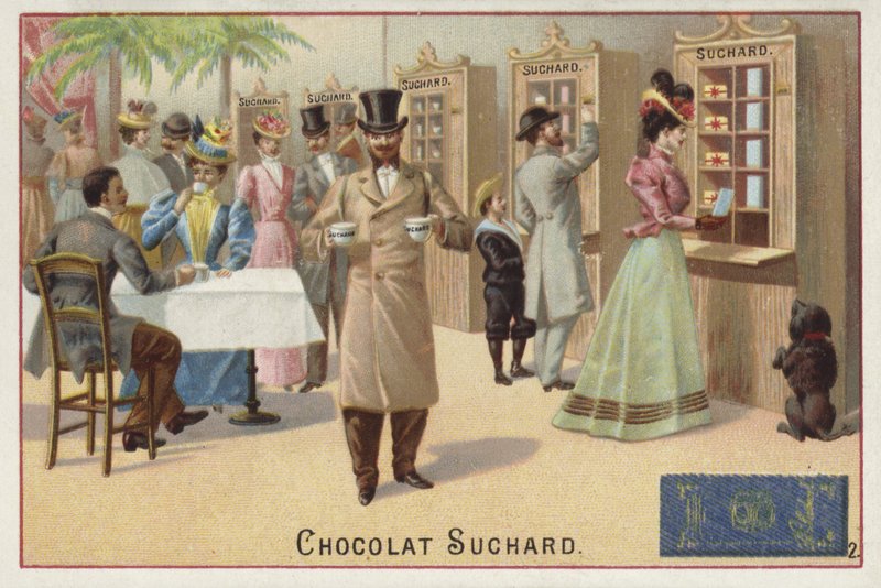 Suchard sjokoladeautomater av European School