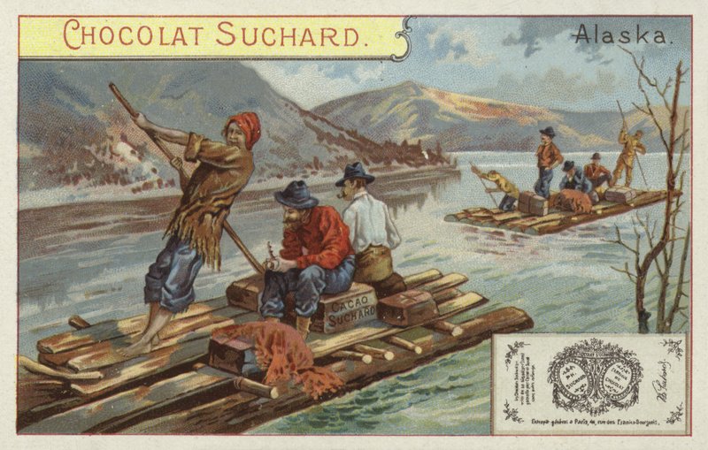Reiser med flåte, Alaska av European School