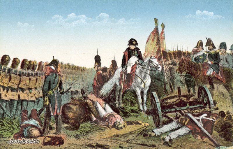 Waterloo 1815, Halvbataljon til venstre, Brann! av European School