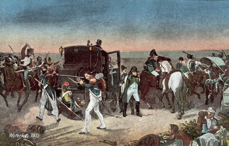 Waterloo 1815, fangsten av Napoleons vogn av European School
