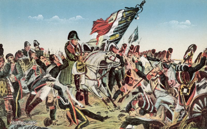 Waterloo 1815, flaggets forsvarere av European School