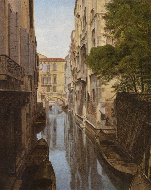 Et bortgjemt hjørne av Venezia, Italia (farget bilde) av European Photographer
