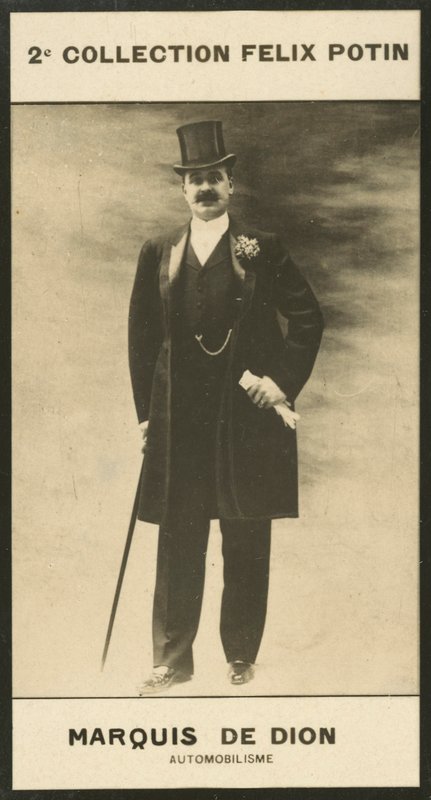 Albert-Jules-Felix-Philippe Marquis De Dion, bil av European Photographer