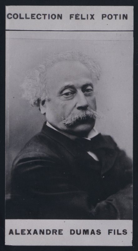 Alexandre Dumas Son (1824-1895) (s/hvitt-bilde) av European Photographer