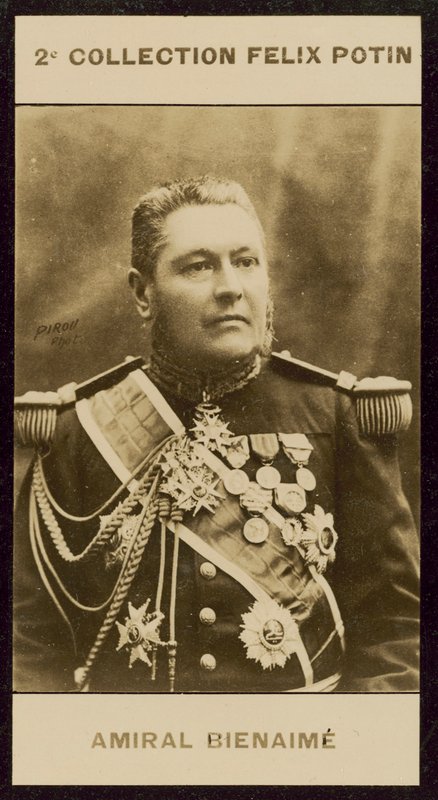 Admiral Amedee-Pierre-Leonard Bienaime av European Photographer