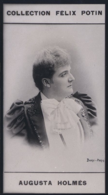 Augusta Holmes (1850-1902) (s/hvitt-bilde) av European Photographer
