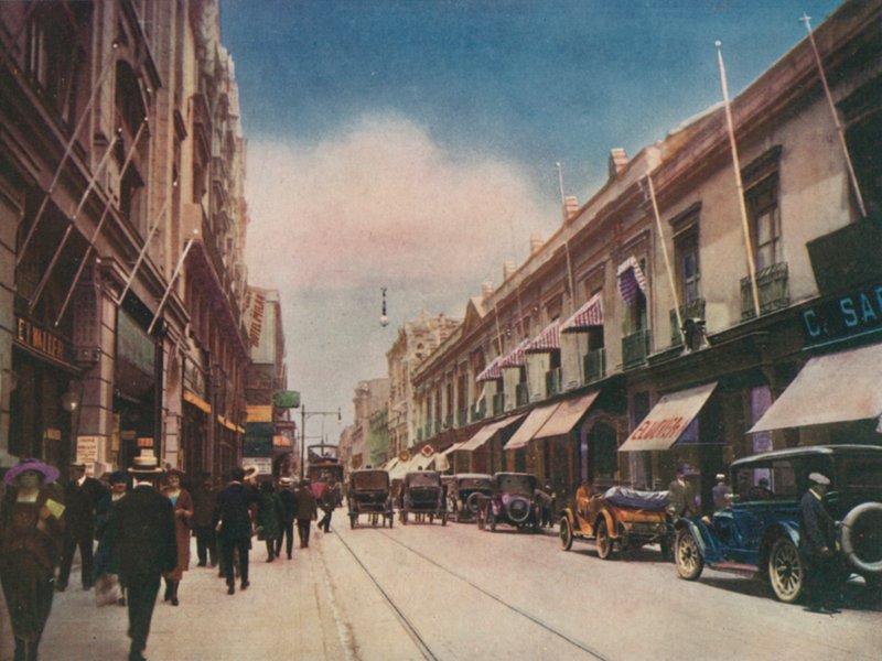 Ahumada Street, Santiago, Chile (bilde) av European Photographer