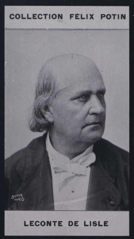 Charles Leconte De Lisle (1818-1894) (s/hvitt-bilde) av European Photographer