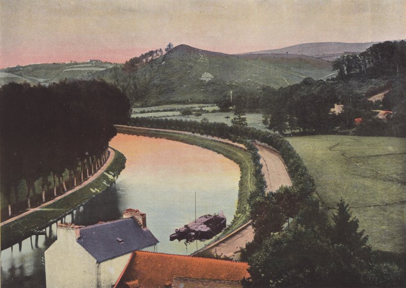 Chateaulin, kanalen fra Nantes til Brest av European Photographer