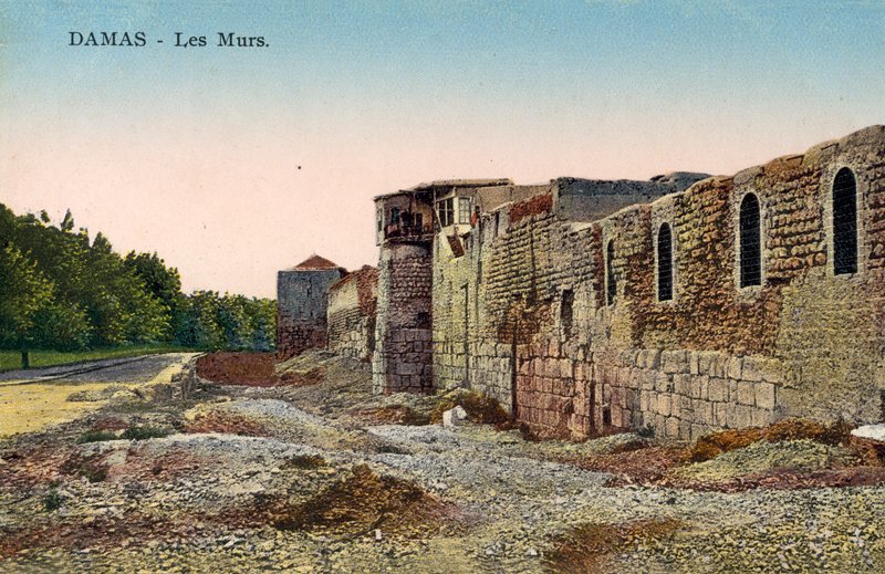 Damaskus, Syria, Murer av European Photographer
