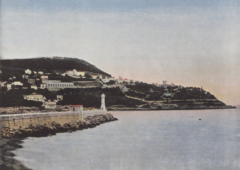 Inngang til havnen i Nice og Mont Boron av European Photographer