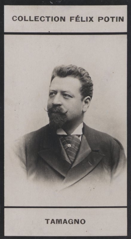Francesco Tamagno (1850) (s/hvitt-bilde) av European Photographer