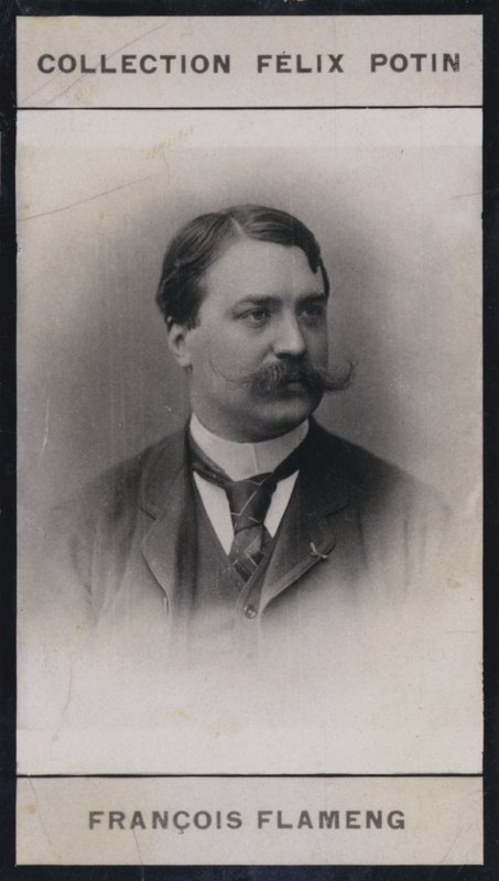 Francois Flameng (1856) (s/hvitt-bilde) av European Photographer