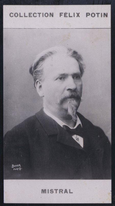Frederic Mistral (1830) (s/hvitt-bilde) av European Photographer