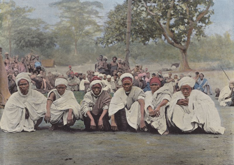 Gruppe av muslimer i Ketou av European Photographer
