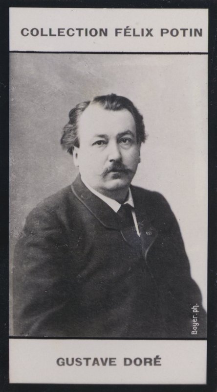 Gustave Dore (1833-1883) (s/hvitt-bilde) av European Photographer