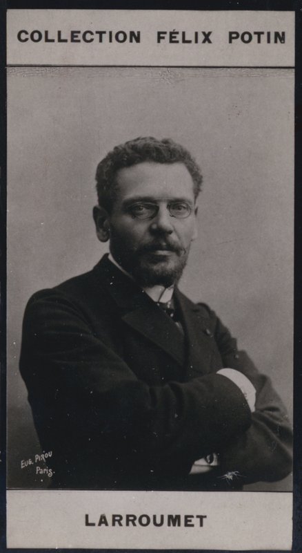 Gustave Larroumet (1852) (s/hvitt-bilde) av European Photographer