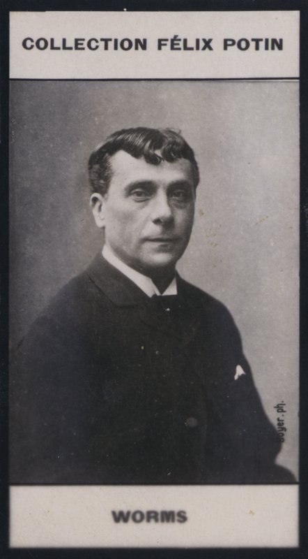 Gustave Worms (1836) (s/hvitt-bilde) av European Photographer
