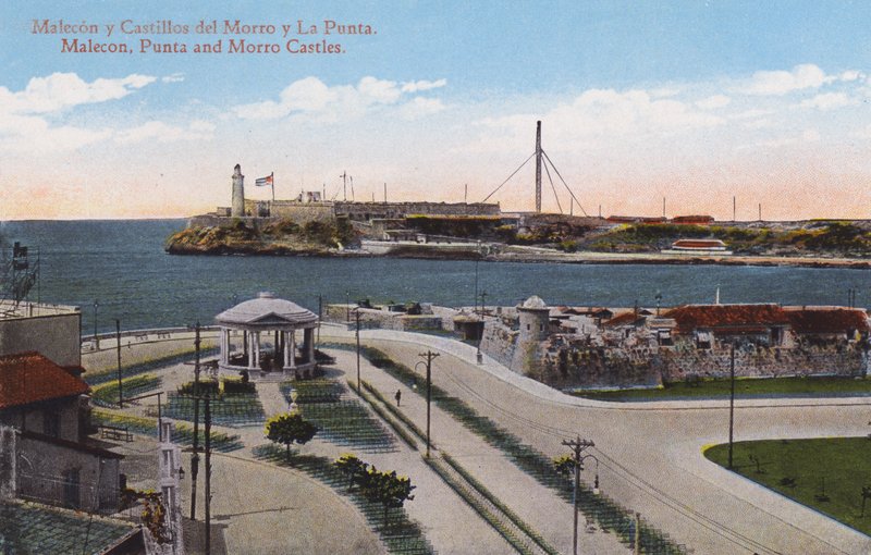 Havana, Cuba: Malecon, Punta og Morro slott (bilde) av European Photographer
