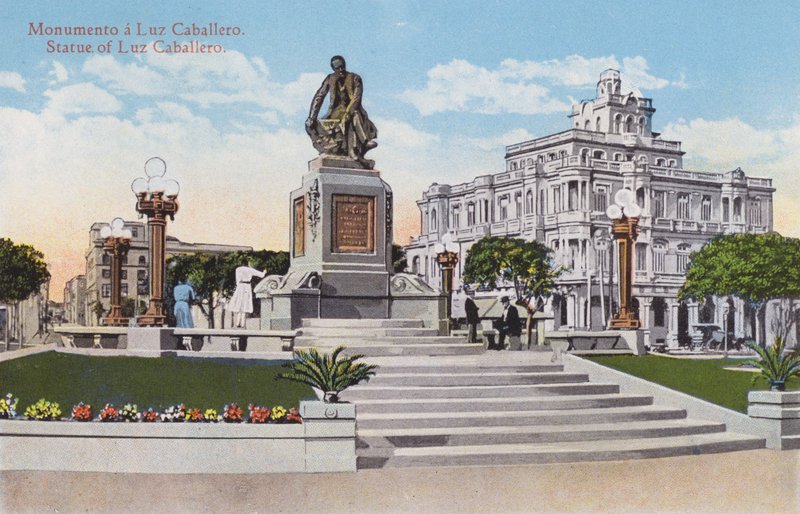 Havana, Cuba: Statue av Luz Caballero (bilde) av European Photographer
