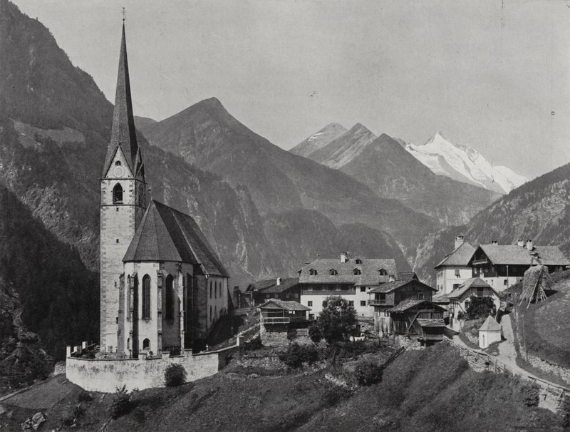 Heiligenblut, Hohe Tauern; Karnten (s/hvitt bilde) av European Photographer