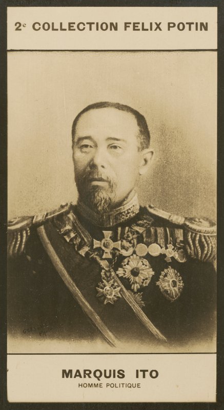 Hirobumi Marquis Ito, politiker av European Photographer