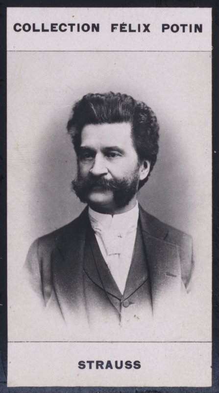 Johann Strauss (1825–1899) (s/hvitt-bilde) av European Photographer