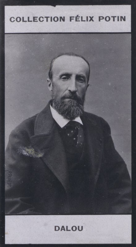 Jules Dalou (1838-1901) (s/hvitt-bilde) av European Photographer